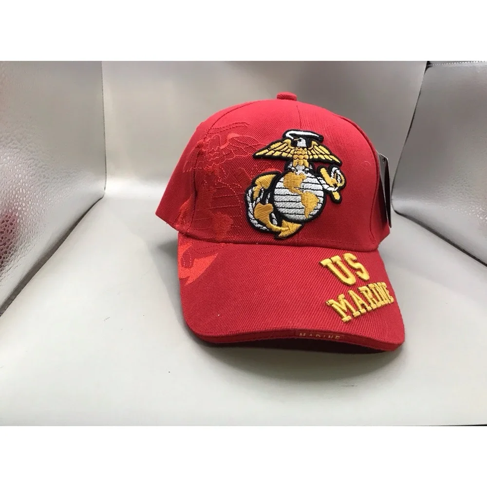 Red Marine Ball Cap 
